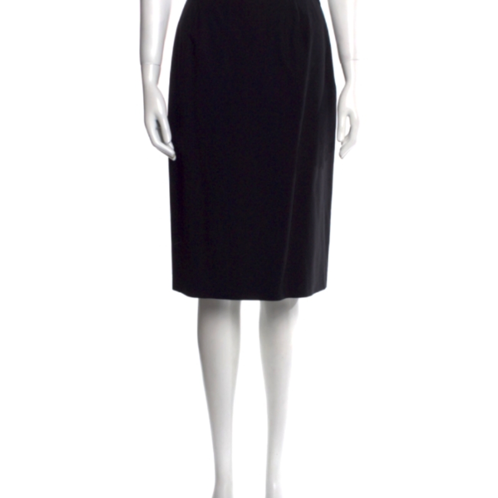 💐Calvin Klein Collection Virgin Wool Knee Length Skirt